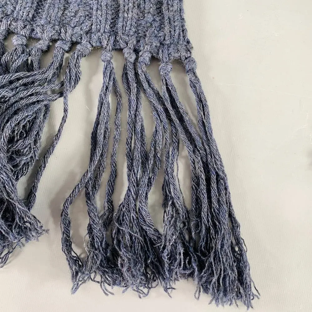 Vintage scarf in navy
